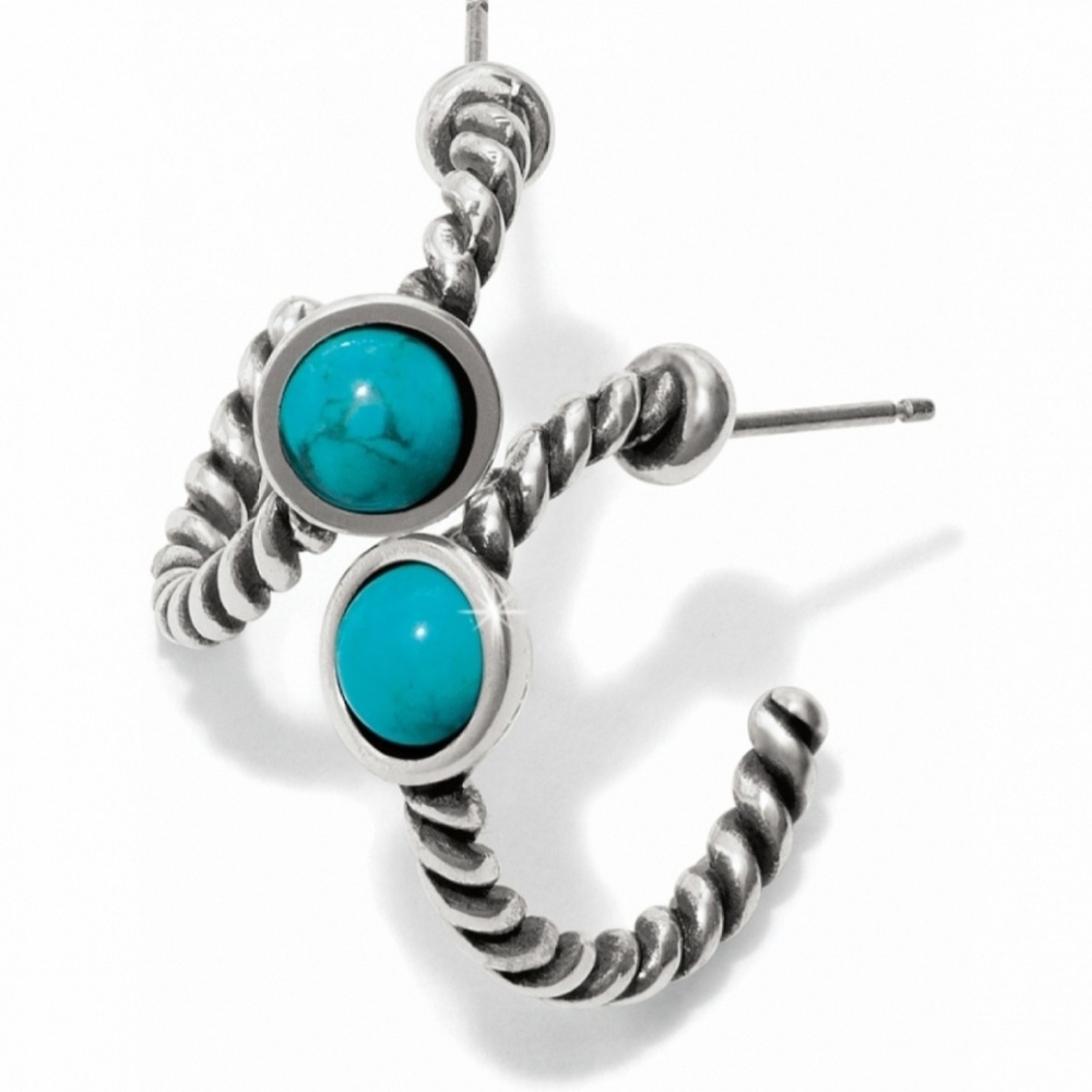 Brighton Monte Carlo Hoop Earrings: NWOT